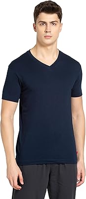 Jockey t-shirt with v-collar for men, gray, s.. Shop smart and save with DIAYTAR NIGERIA's extensive product range and 5-8 day delivery guarantee.