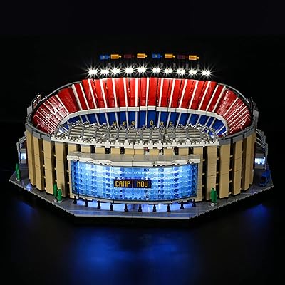 LED briksmax LED lighting kit for new camp - FC Barcelona - Compatible with the LEGO construction block 10284 - LEGO set not included.. Why pay more? DIAYTAR Nigeria gives you the best for less.