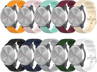 Compatible with Garmin Vivomove 3S / Garmin Vivoactive 4S / Garmin Vivoactive 3S / Garmin Active S, Flexible silicone replacement bracelet 18 mm width.. DIAYTAR NIGERIA: Where every Nigerian finds what they need at prices they can afford, delivered promptly.