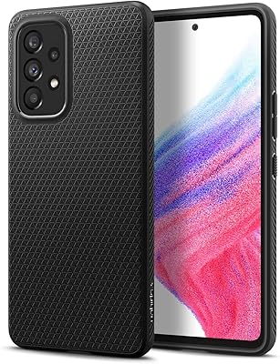 Spigen liquid air coverage designed for Samsung Galaxy A53 5G (2022) - Mat black.. Shop confidently with Nigeria's most trusted e-commerce platform, offering swift and affordable delivery.