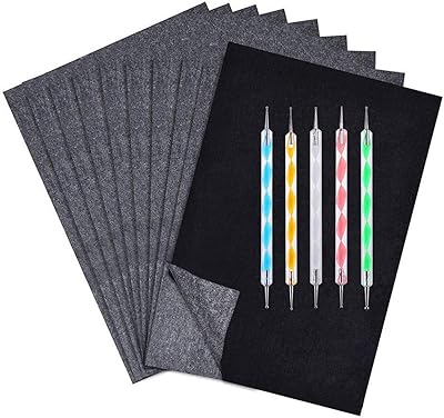 Carbon paper, A4 transfer paper, black kander graphite layer paper for wood, paper, canvas, copy paper, paper, canvas and other artistic surfaces.. Discover the convenience of DIAYTAR NIGERIA's vast e-commerce platform with delivery in just 5-8 days.