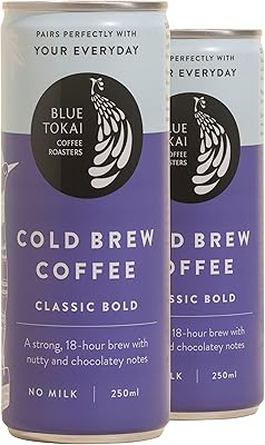 Blue Tokay Bold Classic cold infusion cans | Coffee ready to drink | Made with 100 % Arabica coffee | Package of 2 (250 ml x 2).. Transform how you shop with DIAYTAR NIGERIA's vast selection and budget-friendly delivery options.