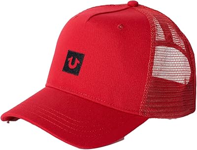 Trucker hat with True Religion Box logo, red, single size, red, one size.. Navigate through thousands of products at pocket-friendly prices with DIAYTAR NIGERIA's easy-to-use platform.