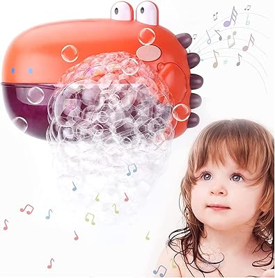 Bathy toys Am Anna Bubble Machine Dinosaur, Bathy Bathy Bath Toys, Automatic Bubble Manufacturer for Bath Toys For Toddlers aged 2 to 4, Bath Wall Toy for Boys and Girls (Orange bubble).. DIAYTAR NIGERIA: Bringing quality products to every Nigerian home at prices everyone can afford.