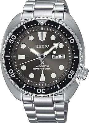 Seiko prospex "Turtle" diver's 200m watch with gray dial Sunburst SRPC23K1.. DIAYTAR NIGERIA brings the market to your screen with thousands of affordable products delivered to your door.