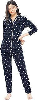 Panda printed cotton pajamas with shirt and pajamas for women 5270.. DIAYTAR NIGERIA: Where every search leads to affordable products delivered promptly across Nigeria.