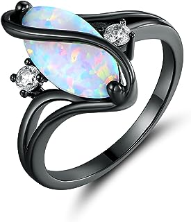 Barzel ring in pink gold and white plated synthetic rubbish, white fire opal and cubic accent.. Shop across boundaries with DIAYTAR NIGERIA's comprehensive catalog delivered nationwide at budget rates.
