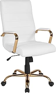 Flash Flash Whitney Flash Furniture Office Chair - Swivel White Soft Leather Pivoting Chair With Golden Frame - Swivel Armchair.. Nigeria's fastest-growing e-commerce site offers unbeatable prices and delivery within 8 days.