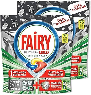 Tablets for dishwasher flavored with lemon Fairy Platinum Plus (75 x 2 = 150).. Discover the joy of online shopping with DIAYTAR NIGERIA's budget-friendly prices and reliable shipping.
