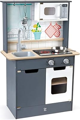 Hippe Wooden Kitchen Toy E3166 with lights, sounds and accessories from 3 years old.. DIAYTAR NIGERIA: Where every purchase is affordable and delivery is always within a week.