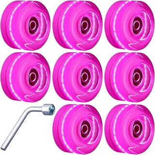 Kastwave roller skate pads with luminous quadruple bearings for interior and exterior double row, 82a, 32 mm x 58 mm, 4 pieces.. Shop with confidence at DIAYTAR NIGERIA, enjoying competitive prices and delivery within 8 days.