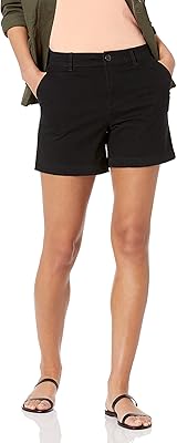 Show shorts 5 "Amazon Essentials for women (available in straight cut and slim cut), black, 4.. DIAYTAR NIGERIA brings affordable shopping to your fingertips with reliable delivery in less than 8 days.