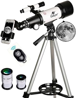 Refracting astronomical telescope G Skyre 70 mm 400 mm AZ for beginners - Travel telescope with transport bag, mobile adapter and wireless remote control.. Experience the ease of modern shopping with DIAYTAR NIGERIA's comprehensive platform and quick delivery.