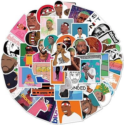 50 Hip Hop Hop Frank Ocean Pieces Assorted Blond Vinyl Waterproof Vasable Car Laggage Graffiti Skateboard Skateboard.. DIAYTAR NIGERIA: Your gateway to affordable online retail with reliable delivery within the week.