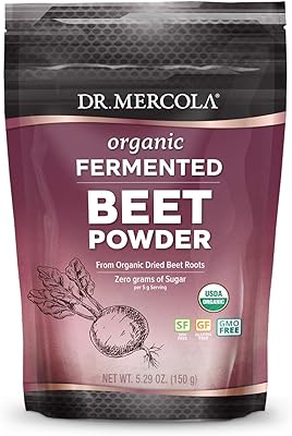Organic fermented beet powder Dr. Mercola, 5.29 Oz (150 g).. Your ultimate shopping destination, DIAYTAR NIGERIA combines extensive selection with affordable shipping.