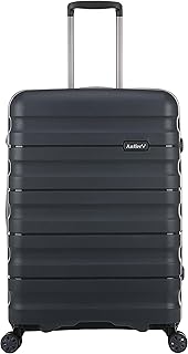 Extendable unbreakable travel baggage with double zipper approved by the TSA of the Antler Lincoln collection for unisex, British brand, charcoal, recorded luggage - 24 inch.. DIAYTAR NIGERIA brings the market to your fingertips with affordable prices and prompt delivery service.