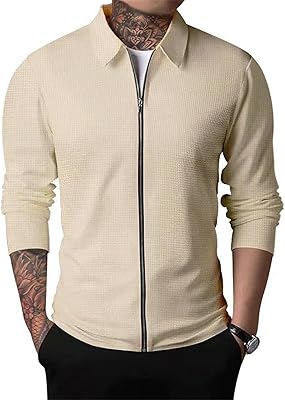 Reverse jacket with men's zipper, united color, adjusted, relaxed, elegant cut, outdoor clothes, spring-self.. Experience the convenience of online shopping with DIAYTAR NIGERIA's reliable 5-8 day delivery service.