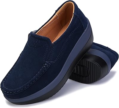 Platform shoes for women, comfortable moccasins to put on suede, off -tructed low -swallowed moccasins.. Find quality and variety without breaking the bank — only on DIAYTAR Nigeria.