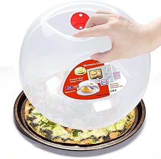 Cover for microwave dish 30 cm without BPA, dishwasher, large protective cover with steam ventilation holes to keep your microwave oven clean.. DIAYTAR NIGERIA: Where shopping dreams become reality with affordable prices and prompt shipping.