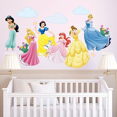 Decal Mile Muraux Muraux Muraux Vinyl Moir with princesses, adapted to girls' rooms, nurseries and children's rooms.. Experience the satisfaction of affordable shopping with DIAYTAR NIGERIA's nationwide 5-8 day delivery.