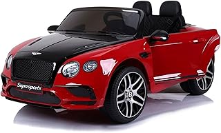 Electric car seat for children Bentley Supersports 2 Societies 12V in Eva leather with black red coating.. Wide range, low cost, fast delivery — that’s DIAYTAR Nigeria.
