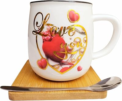Fam Love Cup for Valentine's Day Gift - Cup with glass and spoon - Valentine's Day Cup Cup.. DIAYTAR NIGERIA makes luxury accessible with our affordable prices and dependable delivery service.