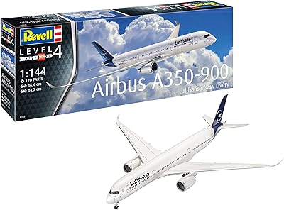 Revel New Lufthansa Plastic Model Kit RV03881 03881 3881 1: 144 Airbus A350-900, Multicolore, 1/144.. Shop smarter with DIAYTAR Nigeria — affordable prices and a wide product range delivered in just 5 to 8 days.