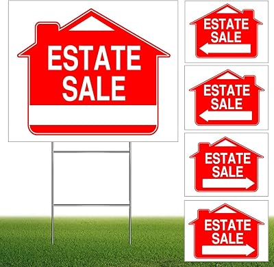 Prezioz real estate sales panels, 5 rooms, 24 "x 18", large real estate sales panels with metal h stakes, double -sided real estate sales panels with arrows for supplies for sale.. DIAYTAR NIGERIA: Bringing affordable shopping solutions with a diverse product catalog delivered nationwide.