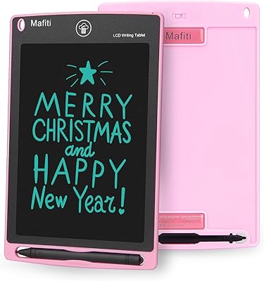 Maviti writing tablet with LCD screen, 8.5 inch size, Portable electronic drawing board suitable as a gift for children and girls, pink color.. Transform how you shop with DIAYTAR NIGERIA's vast selection and budget-friendly delivery options.