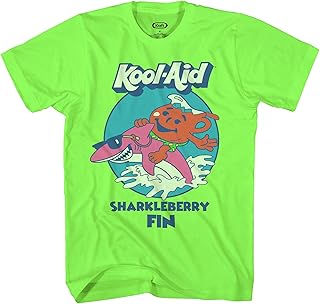 Cool Aid Man t-shirt for adults with wild shark spoken pattern.. DIAYTAR NIGERIA delivers affordability and convenience to your doorstep within 8 days of purchase.