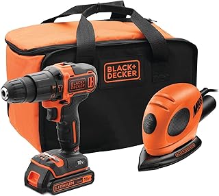 Black & Decker 18 V Lithium-ion wireless picker hammer kit with sander.. Experience the ease of modern shopping with DIAYTAR NIGERIA's comprehensive platform and quick delivery.