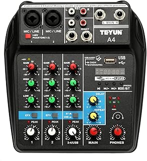 Audio mixing console Audio Mixing Console Tu04 Bt Pantomic 48 V Panty Food Monitor with 4 -channel audio effects with USB.. DIAYTAR NIGERIA: Where shopping dreams become reality with budget-friendly prices and prompt delivery.