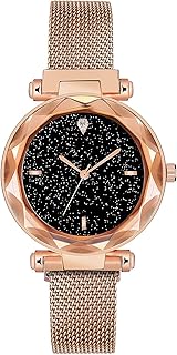AFESI analog watch for girls (black dial and colorful golden bracelet).. Experience the simplicity of DIAYTAR NIGERIA's extensive marketplace with delivery within 8 days.