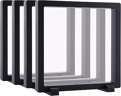 Set of 4 rooms 3D black showcase 6.3.. DIAYTAR NIGERIA: Your trusted e-commerce partner with extensive product choices and affordable delivery.