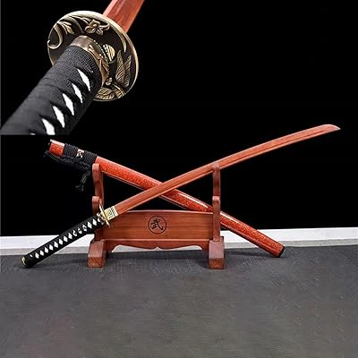Katana, 103 cm, mahogany material handmade, Japanese sword accessories in collection wood, role play weapons, COS accessories.. Embrace a new era of online shopping with DIAYTAR NIGERIA's extensive range and budget-friendly prices.