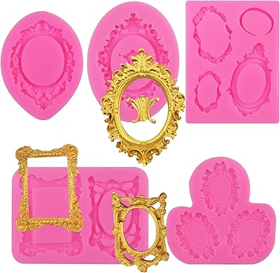 5 Pieces Fondant Photo Photo Silicone Molds Fondant Vintage mold Vintage Mold Photo Mold Relief Flower Fleur Opened Mold for Sugarcraft Cake Decoration.. Discover thousands of products on DIAYTAR Nigeria with delivery between 5 to 8 days across the country.