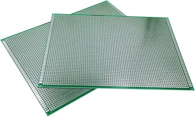 YUNGUI 15 x 20 cm PCB Protoboard, 2 parts Sweeting card DIY prototype and printed circuit card.. DIAYTAR NIGERIA: Your partner in affordable online shopping with reliable 5-8 day shipping nationwide.