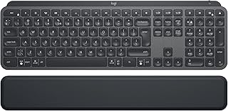 Logitech MX Keys Plus wireless keyboard with Bluetooth Panoramic Technology Qwerty, Black, Standard.. DIAYTAR NIGERIA connects you with thousands of products at competitive prices, delivered within a week.
