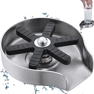 Rinse of Belcosmart kitchen sink glass, rinse of tap glass for rinsing kitchen bar bottles, high pressure rinse cup cleaner, stainless steel brush, nickel sink accessories.. No hassle, just shopping — DIAYTAR Nigeria delivers in under 8 days.