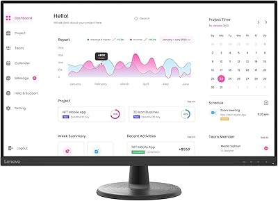 LED monitor LENOVO D32-40 31.5.5 inch FHD 60 Hz with HDMI, DisplayPort and Tilting support - Black Corbeau.. DIAYTAR NIGERIA: Creating access to affordable products for every Nigerian with our swift delivery service.