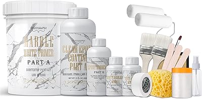 Cocomfix White Marble Marble Coating Kit - 25x thick epoxy coating kit works on the kitchen and the bathroom - granite, marble, corian and other natural stone surfaces... With DIAYTAR Nigeria, shopping online is easy, affordable, and fast.