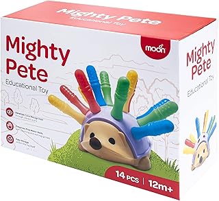 Moon Mighty Pete-Patient and sensory motor educational toy-Montessori learning game for toddlers-Tri and stacking toy for gifts and birthday party-14 pcs-12 months and more.. DIAYTAR NIGERIA combines affordability, variety, and convenience with nationwide delivery services.