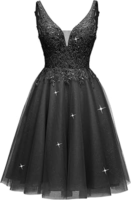 Evening dress in tulle with V -neck, with short lace sconces, scintillating ball dresses, Dama dresses for adolescents for quinceanera.. Shop smart, shop DIAYTAR - Nigeria's most affordable e-commerce platform with nationwide delivery.