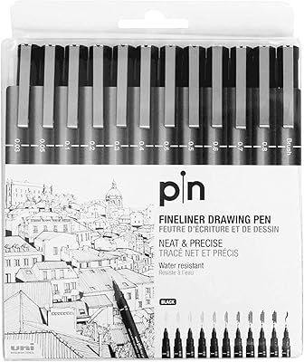 Fine Liner Uni-Liner Drawing Pen (black) Set of 12 pens.. DIAYTAR NIGERIA delivers what matters - quality, affordability, and prompt nationwide shipping.