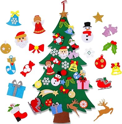 Christmas tree in flat felt 4 feet DIY not woven decorations with 25.. DIAYTAR NIGERIA: The marketplace that brings affordable products to every Nigerian home in under 8 days.