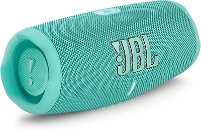 JBL portable speaker in charge 5, integrated power supply bank, its jbl pro, two bass radiators, 20 -hour battery, water and dust resistant IP67, wireless diffusion, double connection - Sarcelle, JBLCHRGE5TEAL.. From daily needs to rare finds, DIAYTAR Nigeria brings it to your door.