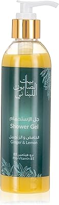 Lebanese shower gel Bait Al Saboun with ginger and lemon with Provitamin B5, 250 ml.. DIAYTAR NIGERIA puts thousands of products at your fingertips with affordable prices and delivery within a week.