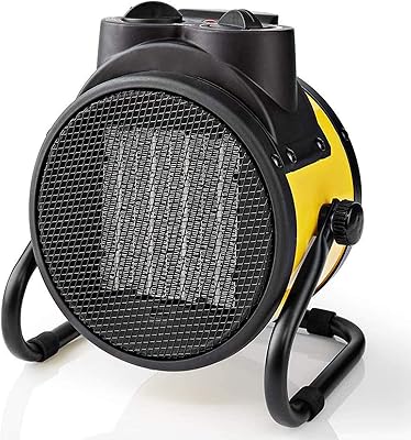 Portable ceramic -portable electrical blower electric radiator with transport handle, thermostat and 3 hot or cold air settings, for garage and 2000 W workshop closet.. Your trusted marketplace, DIAYTAR NIGERIA offers extensive variety with delivery within 8 days.