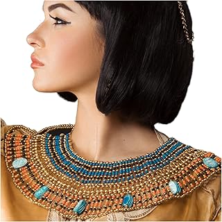 Egyptian Cleopatrian necklace design Halloween costume accessories.. Enjoy effortless shopping and speedy delivery with DIAYTAR Nigeria.