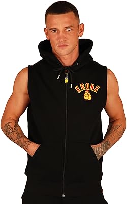 Sleeveless zipped hoodie regular Cronk cut.. DIAYTAR NIGERIA brings affordable shopping to your fingertips with reliable delivery in less than 8 days.
